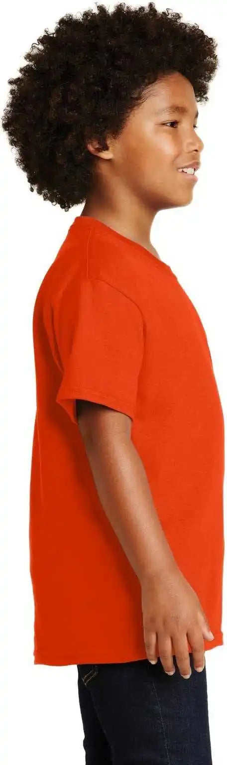 Gildan 2000b Youth Ultra Cotton 100% t Shirt Orange