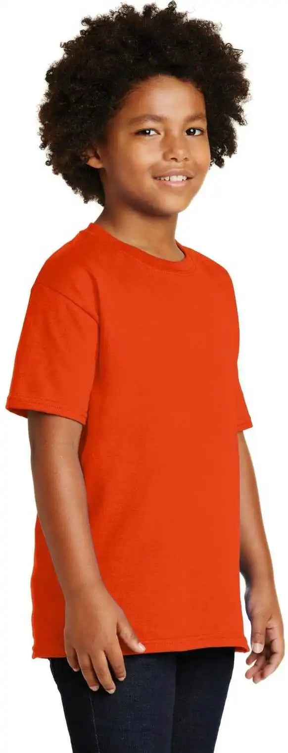Gildan 2000b Youth Ultra Cotton 100% t Shirt Orange