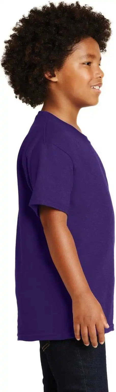 Gildan 2000b Youth Ultra Cotton 100% t Shirt Purple