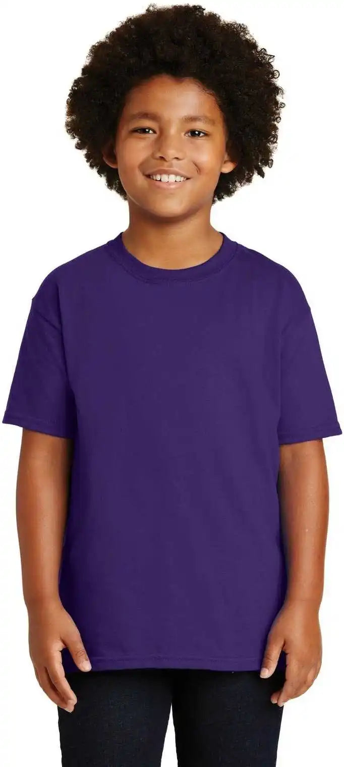 Gildan 2000b Youth Ultra Cotton 100% t Shirt Purple