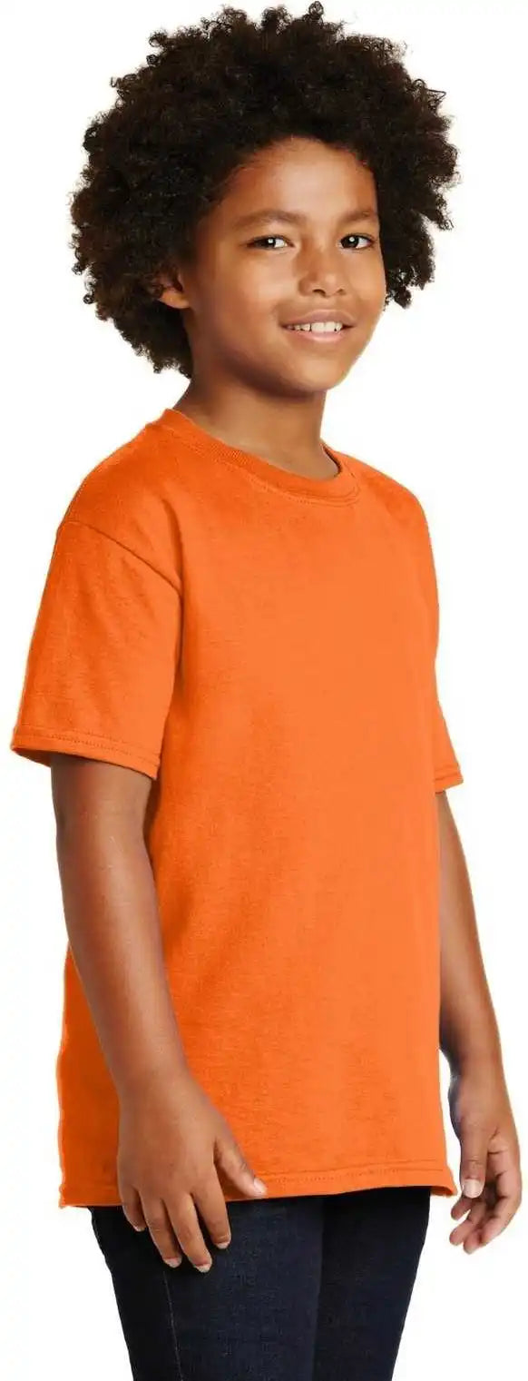 Gildan 2000b Youth Ultra Cotton 100% t Shirt S. Orange