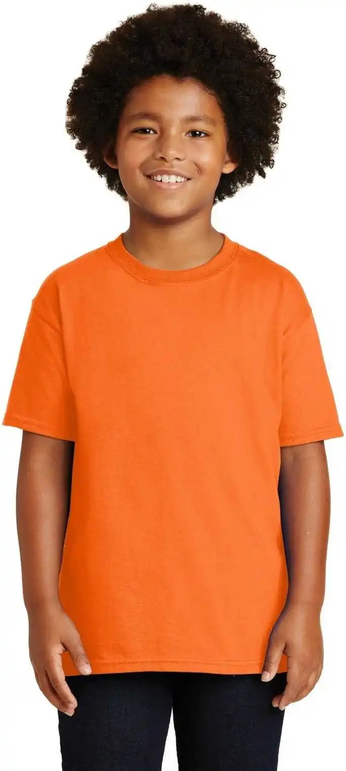 Gildan 2000b Youth Ultra Cotton 100% t Shirt S. Orange
