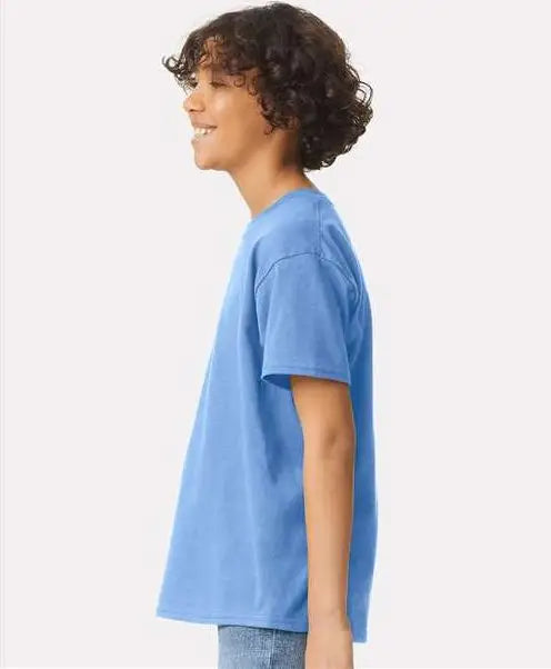 Gildan 2000bg Ultra Cotton Youth T-shirt - 2000b - Carolina Blue
