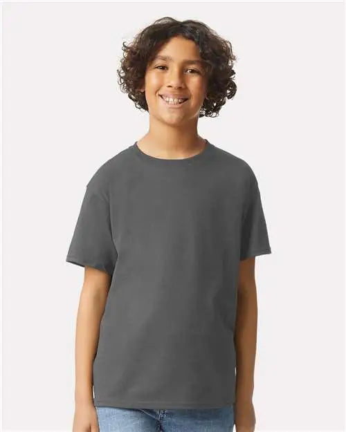 Gildan 2000bg Ultra Cotton Youth T-shirt - 2000b - Charcoal
