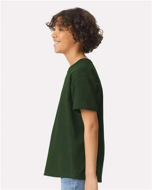 Gildan 2000bg Ultra Cotton Youth T-shirt - 2000b - Forest Green