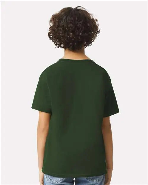 Gildan 2000bg Ultra Cotton Youth T-shirt - 2000b - Forest Green