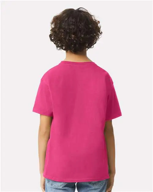 Gildan 2000bg Ultra Cotton Youth T-shirt - 2000b - Heliconia