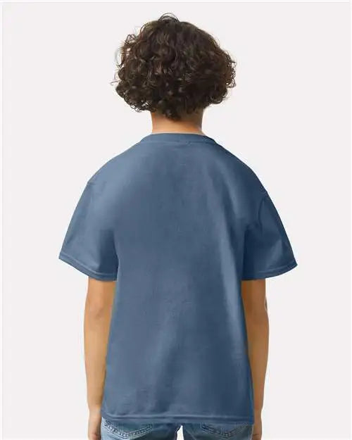 Gildan 2000bg Ultra Cotton Youth T-shirt - 2000b - Indigo Blue