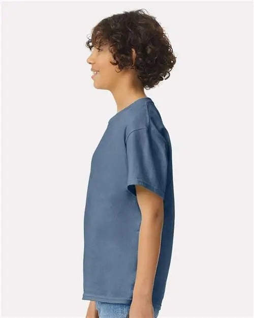 Gildan 2000bg Ultra Cotton Youth T-shirt - 2000b - Indigo Blue