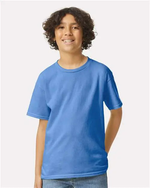 Gildan 2000bg Ultra Cotton Youth T-shirt - 2000b - Iris