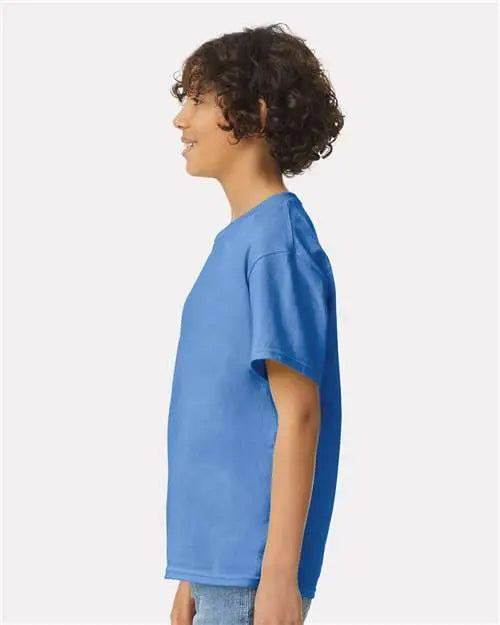 Gildan 2000bg Ultra Cotton Youth T-shirt - 2000b - Iris