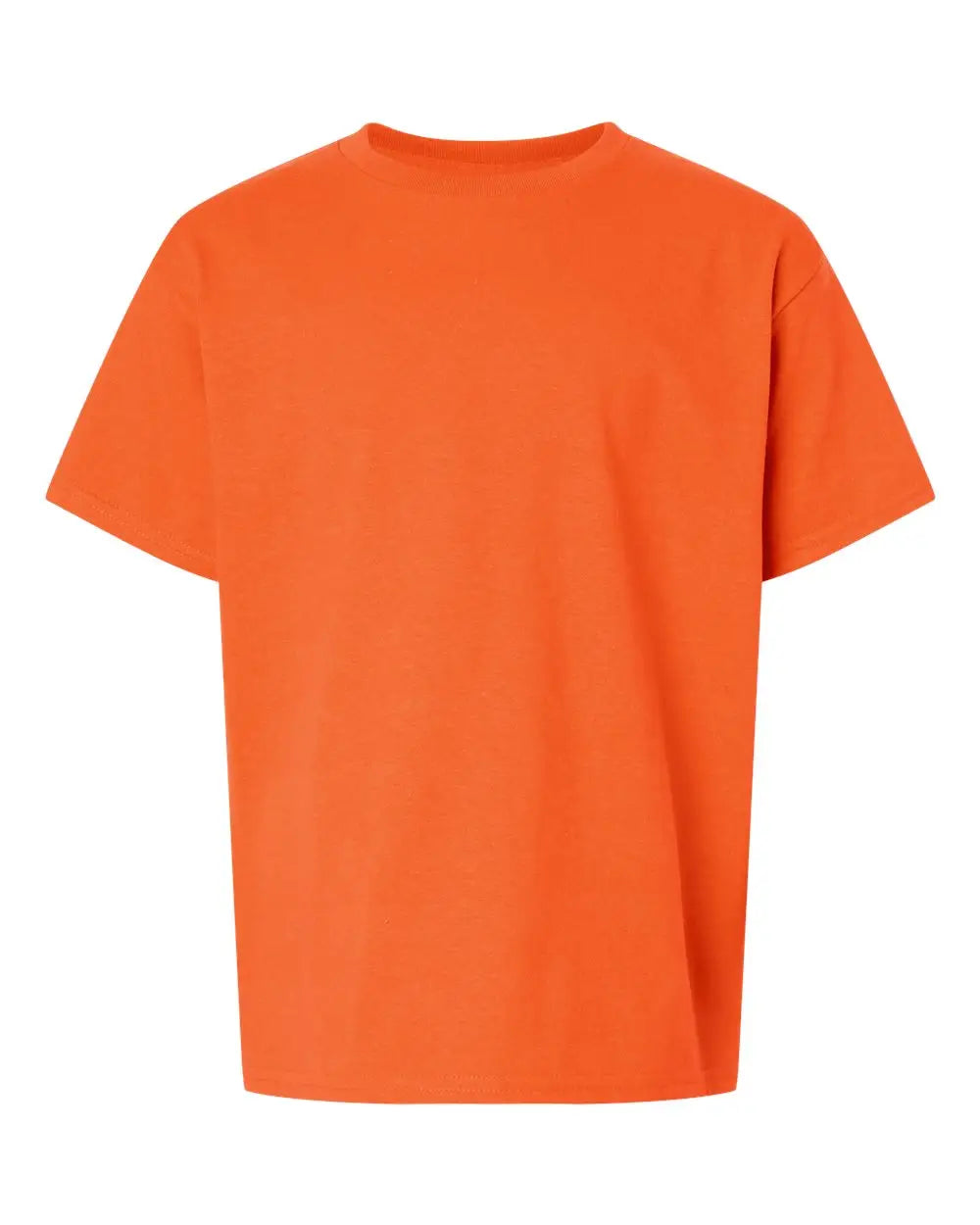Gildan 2000bg Ultra Cotton Youth T-shirt - 2000b - Orange - Xs