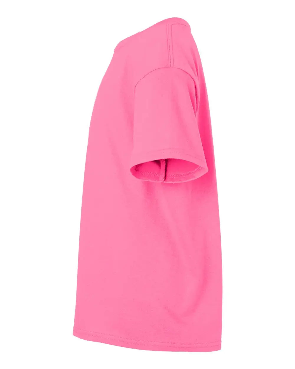 Gildan 2000bg Ultra Cotton Youth T-shirt - 2000b - Safety Pink