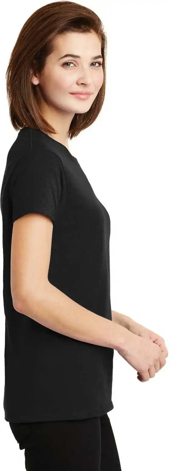 Gildan 2000l Ladies Ultra Cotton 100% t Shirt Black
