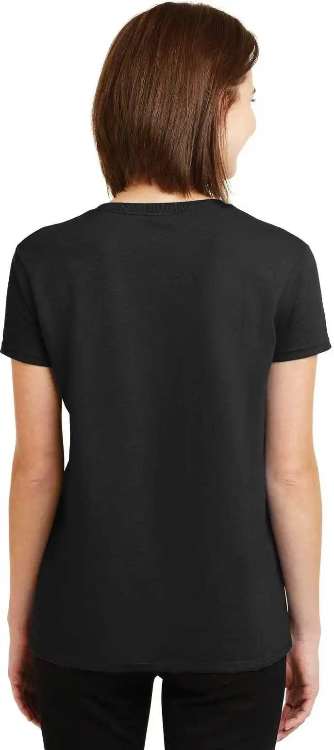 Gildan 2000l Ladies Ultra Cotton 100% t Shirt Black