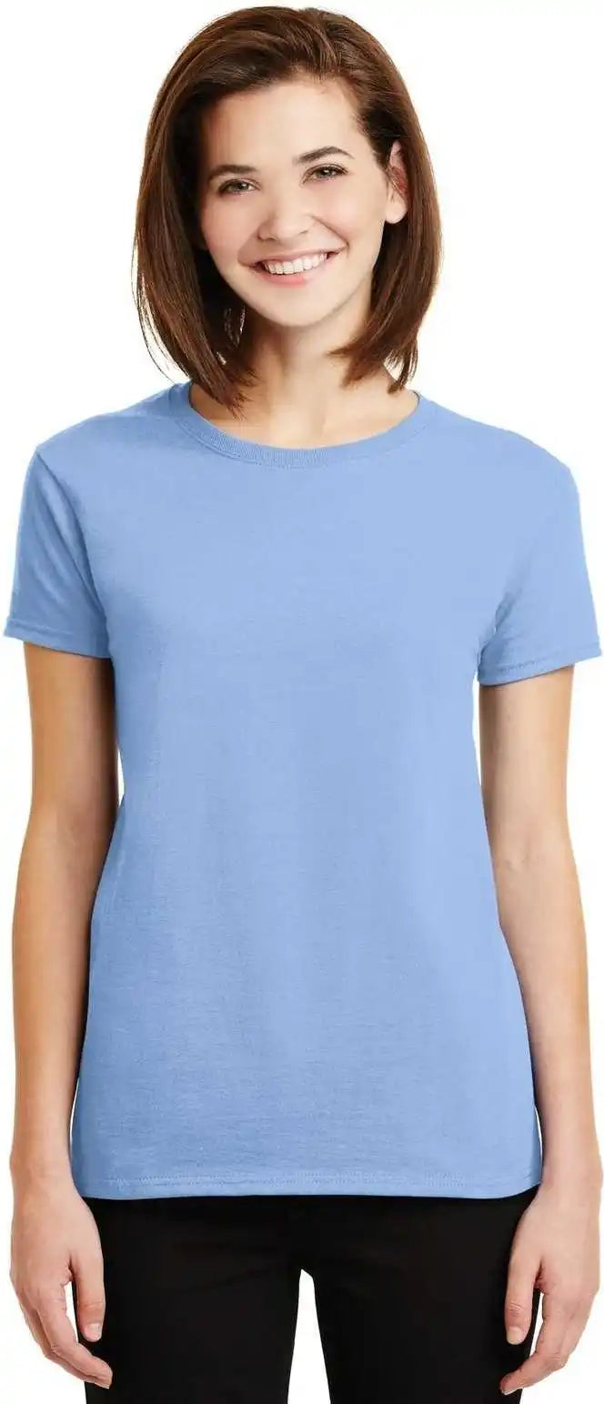 Gildan 2000l Ladies Ultra Cotton 100% t Shirt Light Blue
