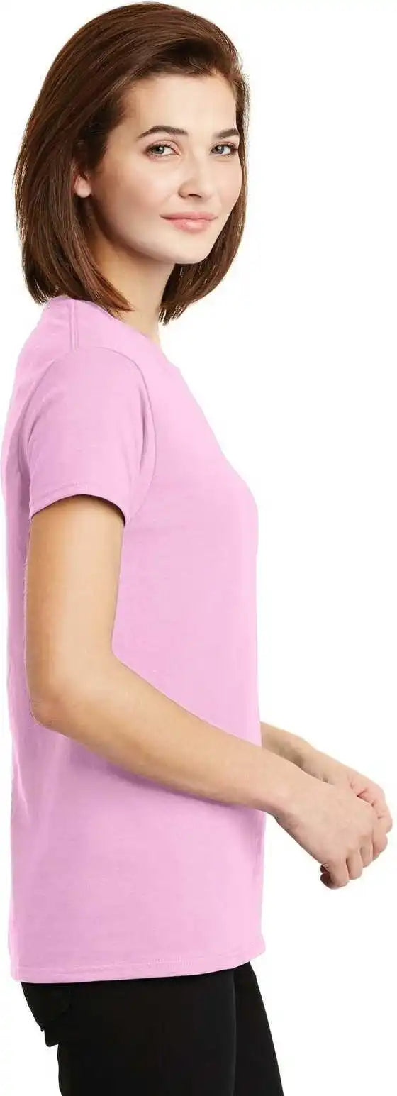 Gildan 2000l Ladies Ultra Cotton 100% t Shirt Light Pink