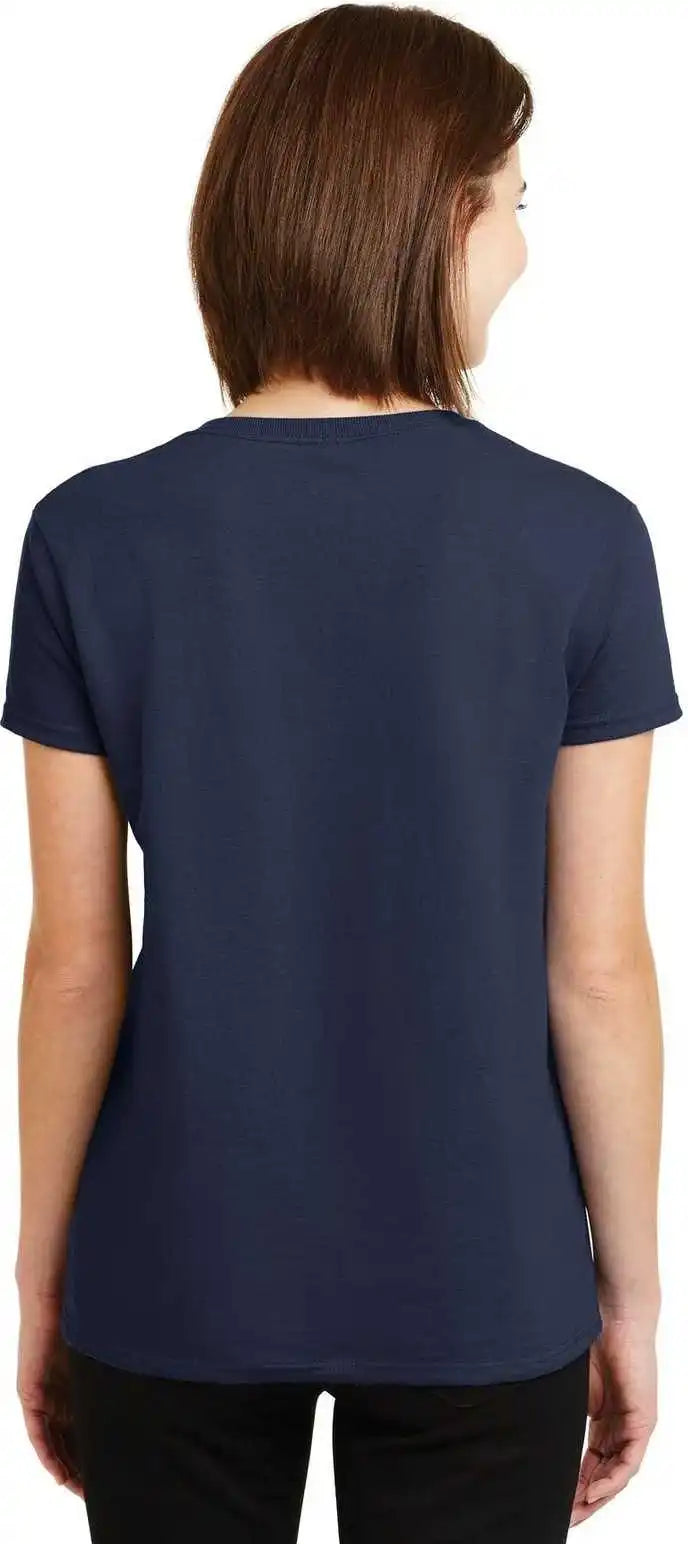 Gildan 2000l Ladies Ultra Cotton 100% t Shirt Navy