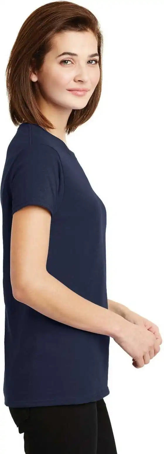 Gildan 2000l Ladies Ultra Cotton 100% t Shirt Navy