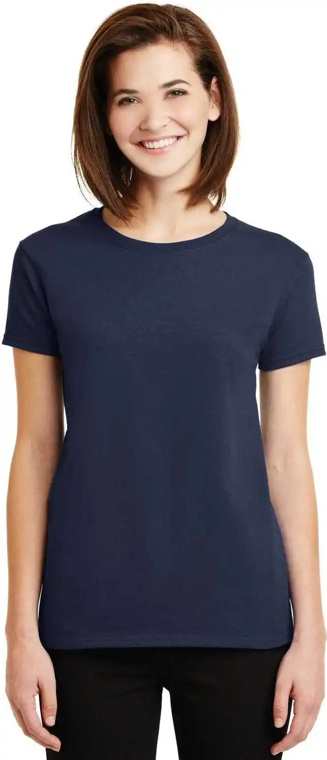 Gildan 2000l Ladies Ultra Cotton 100% t Shirt Navy