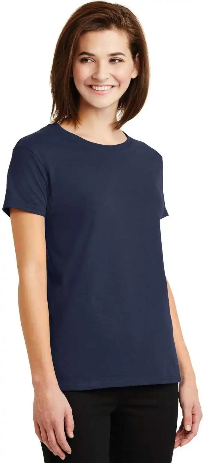 Gildan 2000l Ladies Ultra Cotton 100% t Shirt Navy