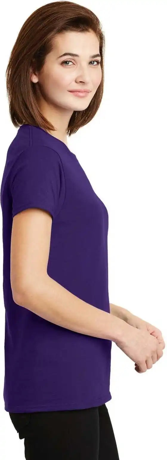Gildan 2000l Ladies Ultra Cotton 100% t Shirt Purple