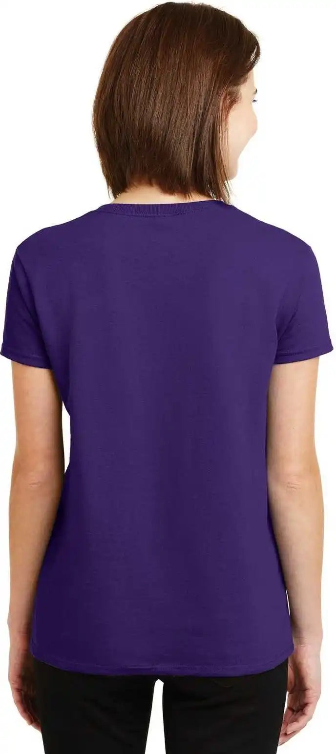Gildan 2000l Ladies Ultra Cotton 100% t Shirt Purple