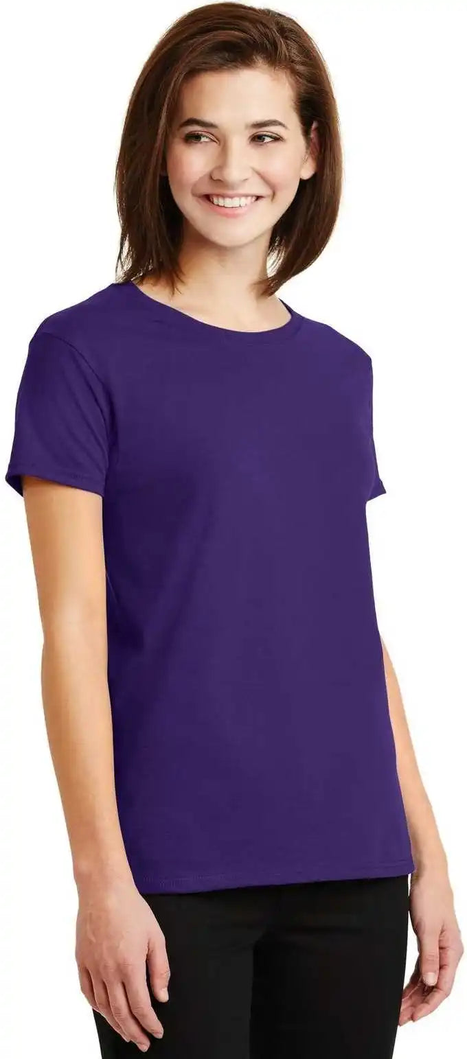 Gildan 2000l Ladies Ultra Cotton 100% t Shirt Purple