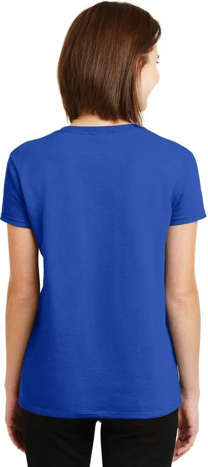 Gildan 2000l Ladies Ultra Cotton 100% t Shirt Royal