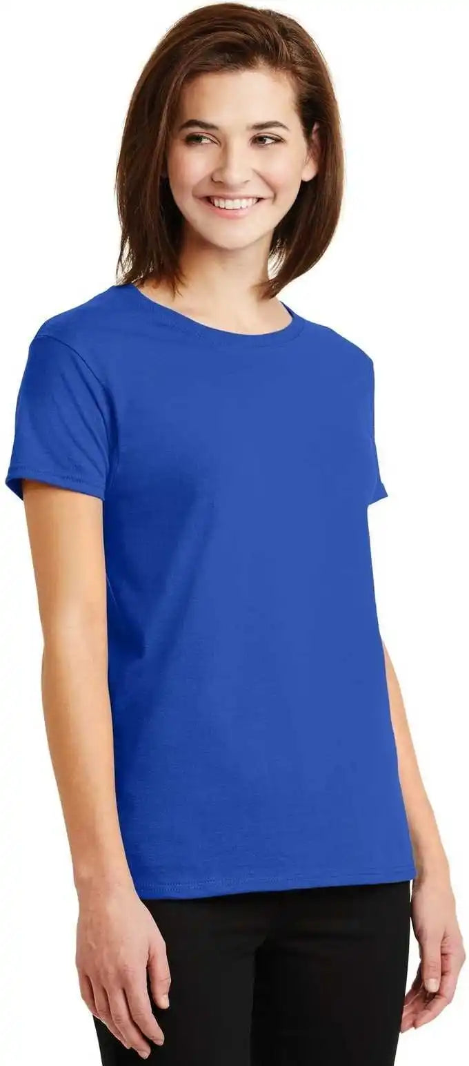 Gildan 2000l Ladies Ultra Cotton 100% t Shirt Royal