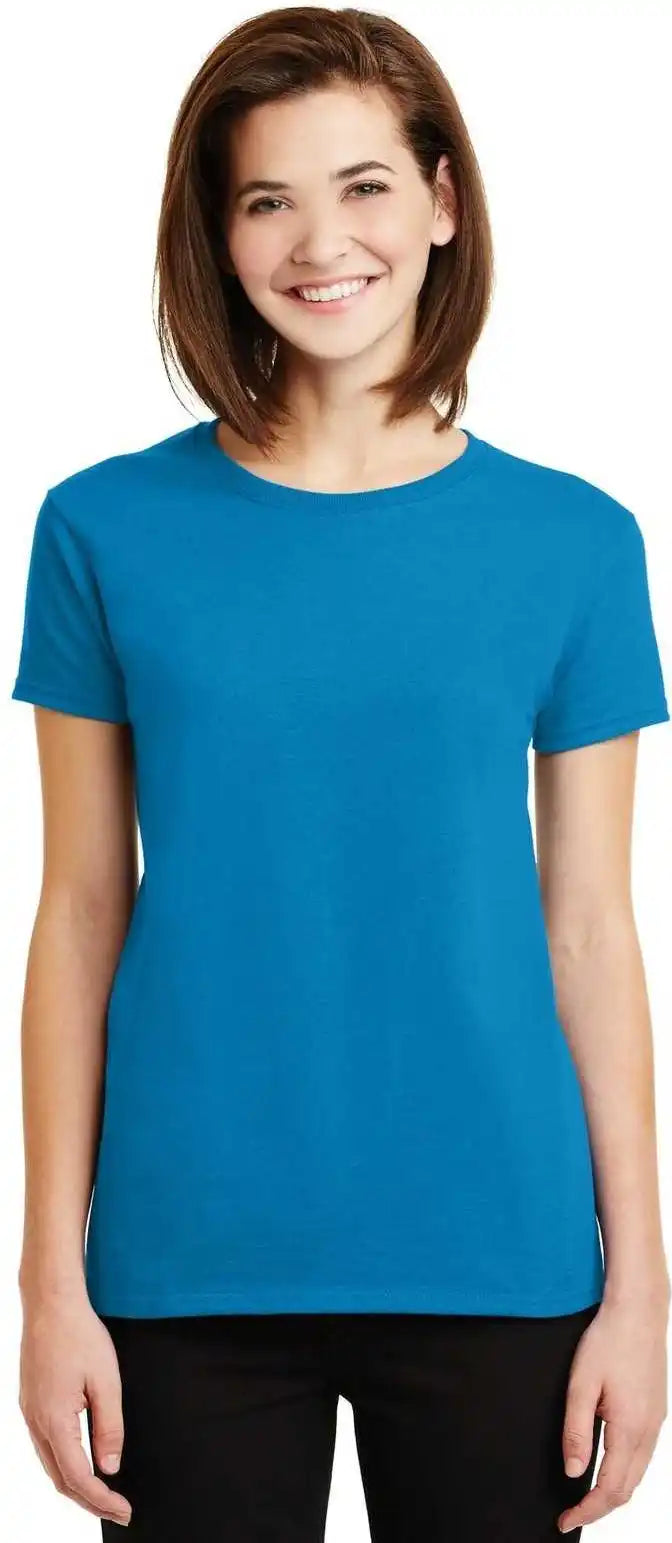Gildan 2000l Ladies Ultra Cotton 100% t Shirt Sapphire