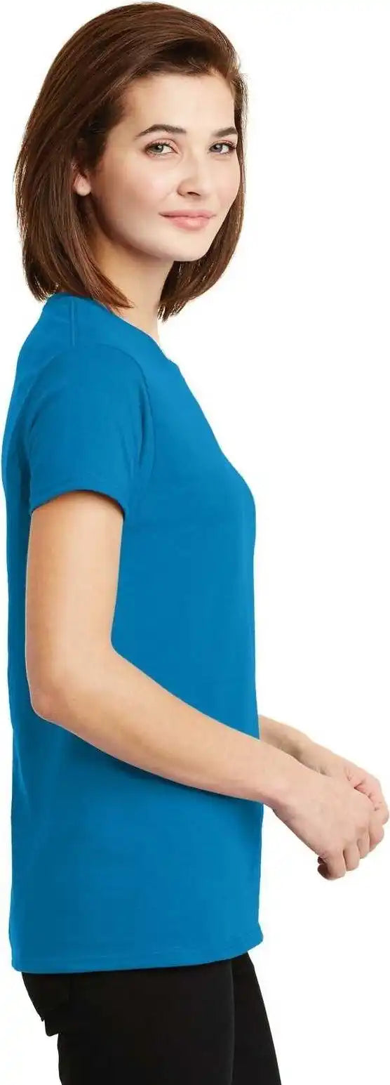 Gildan 2000l Ladies Ultra Cotton 100% t Shirt Sapphire