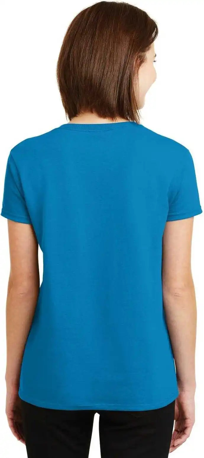 Gildan 2000l Ladies Ultra Cotton 100% t Shirt Sapphire