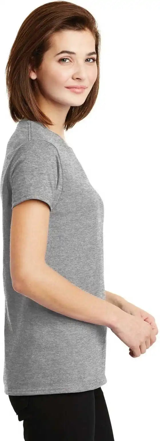 Gildan 2000l Ladies Ultra Cotton 100% t Shirt Sport Gray