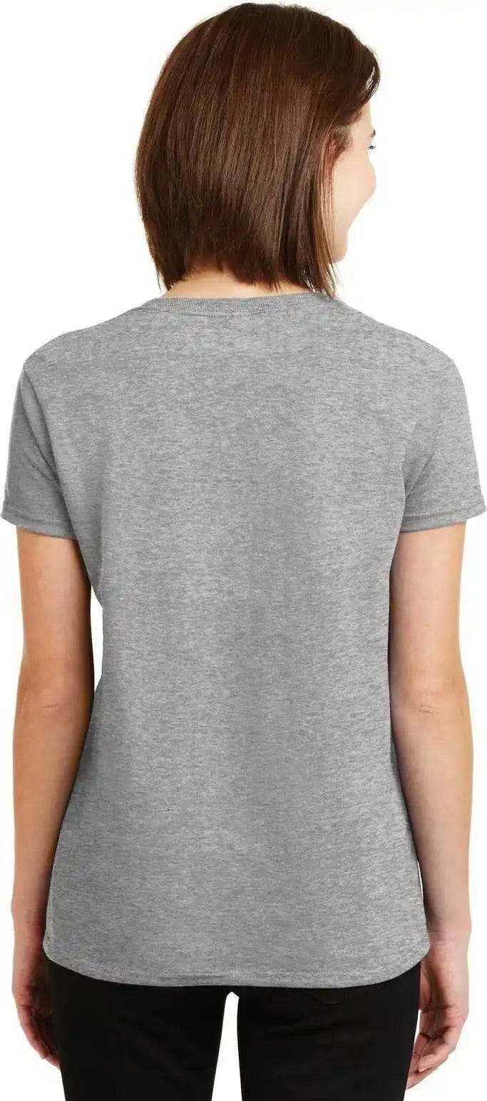 Gildan 2000l Ladies Ultra Cotton 100% t Shirt Sport Gray