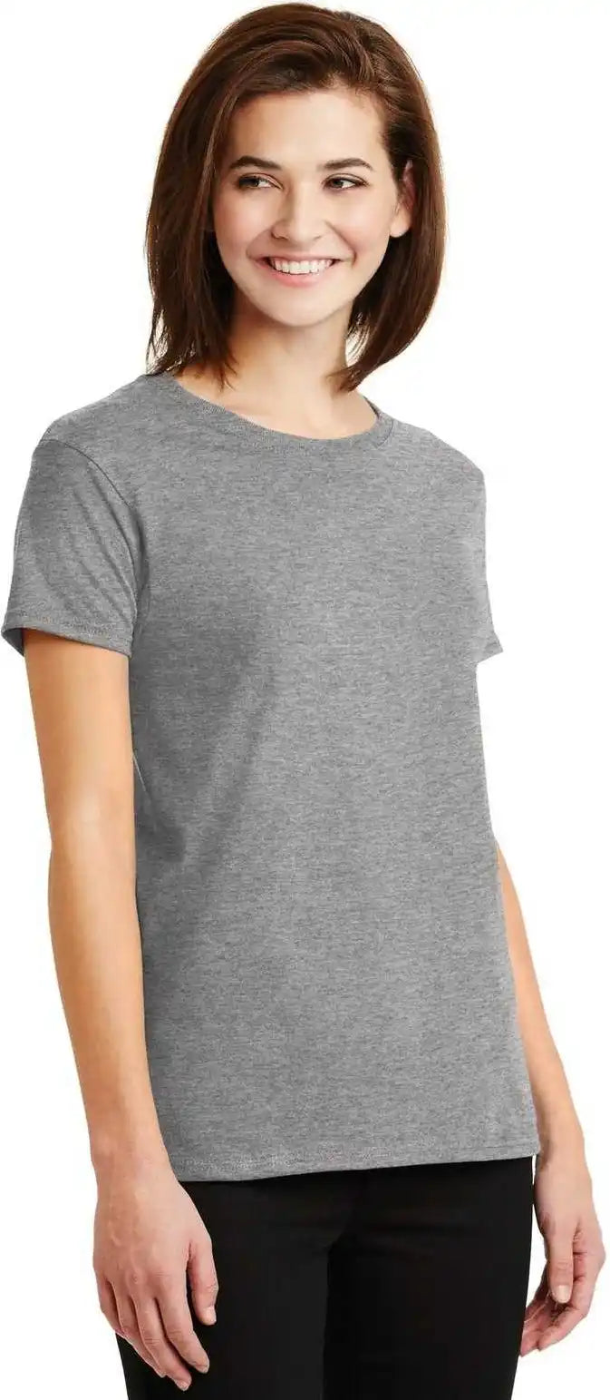 Gildan 2000l Ladies Ultra Cotton 100% t Shirt Sport Gray