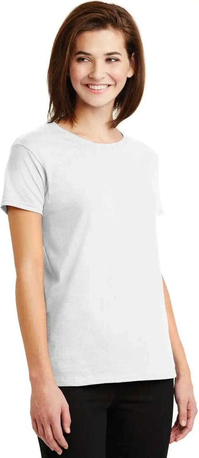 Gildan 2000l Ladies Ultra Cotton 100% t Shirt White