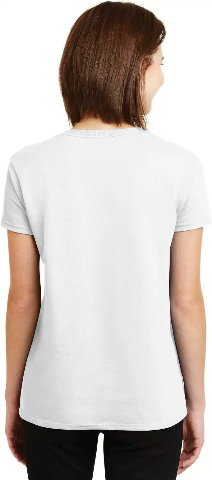 Gildan 2000l Ladies Ultra Cotton 100% t Shirt White