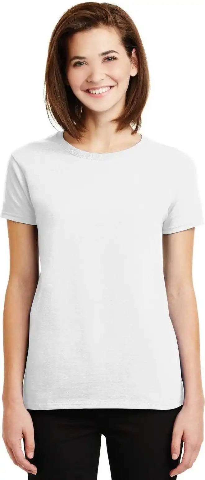 Gildan 2000l Ladies Ultra Cotton 100% t Shirt White