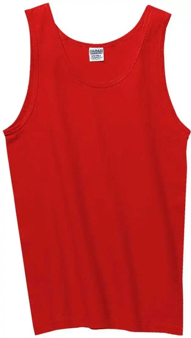 Gildan 2200 Ultra Cotton Tank Top Red