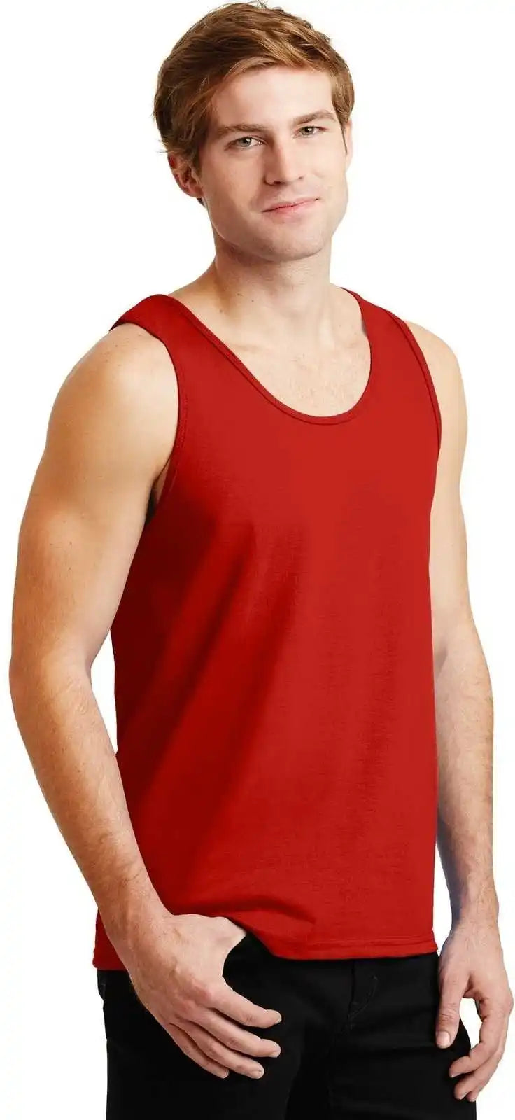 Gildan 2200 Ultra Cotton Tank Top Red