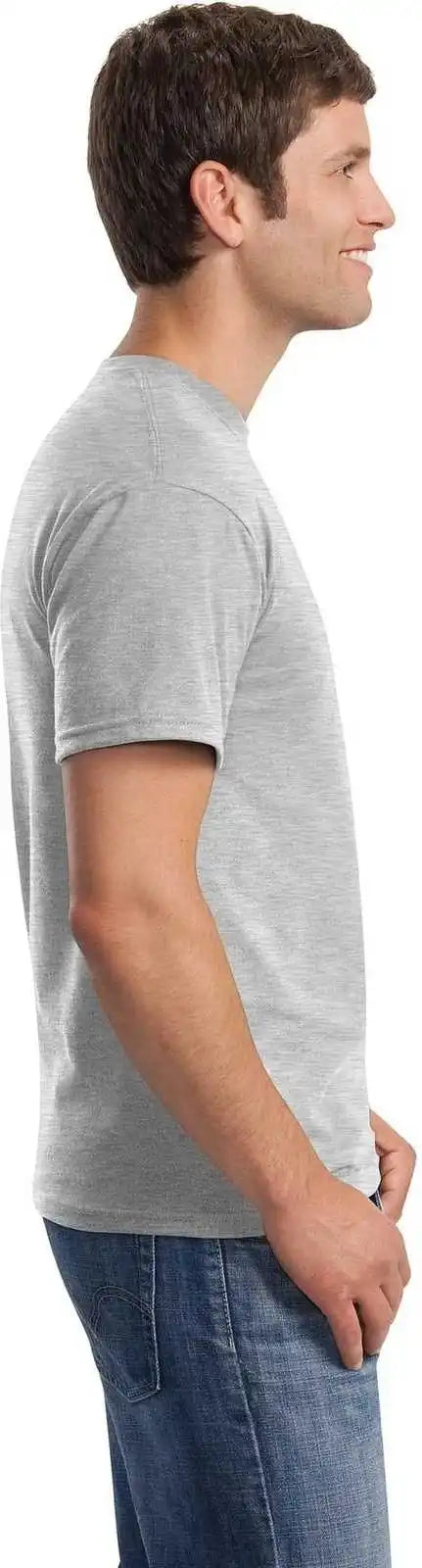 Gildan 2300 Ultra Cotton 100% t Shirt with Pocket Ash
