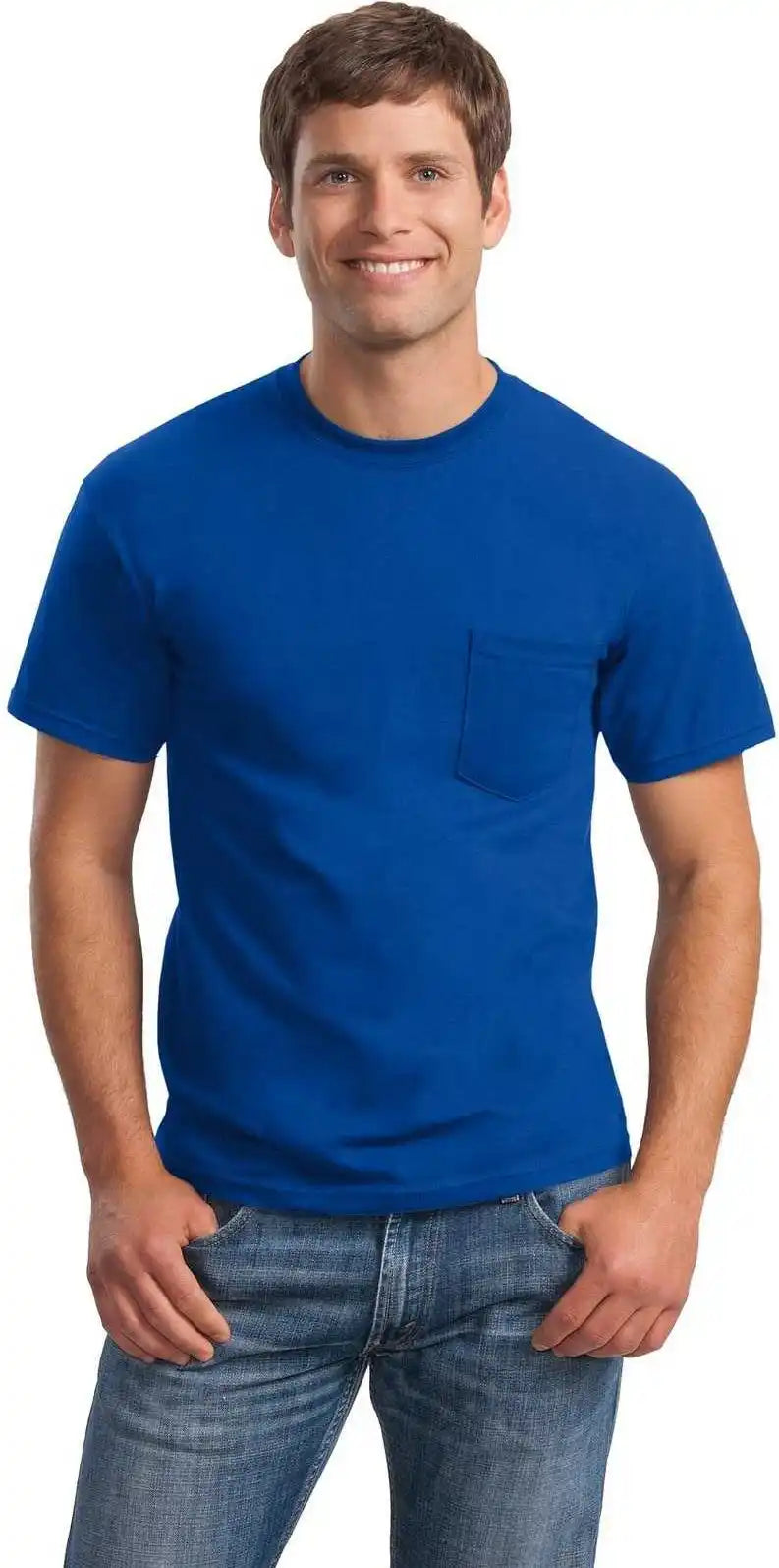 Gildan 2300 Ultra Cotton 100% T-shirt with Pocket - Royal