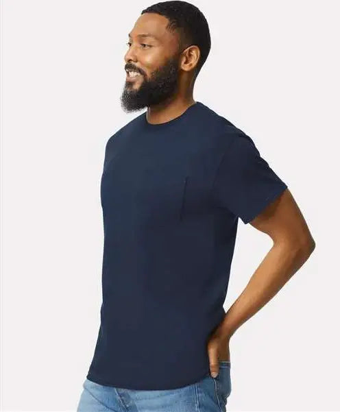 Gildan 2300 Ultra Cotton® Pocket T-shirt - Navy