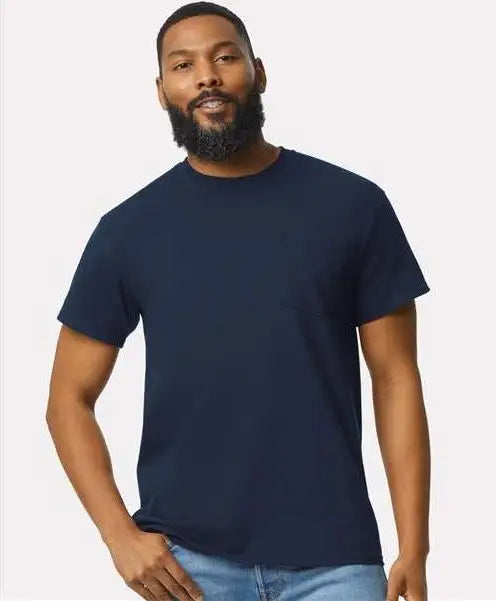 Gildan 2300 Ultra Cotton® Pocket T-shirt - Navy