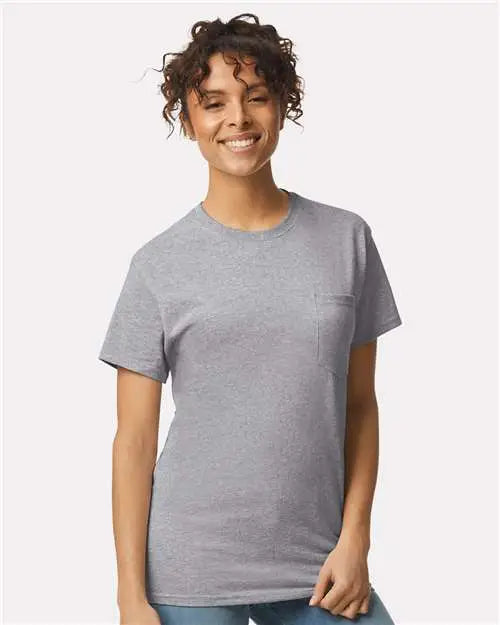 Gildan 2300 Ultra Cotton® Pocket T-shirt - Sport Grey