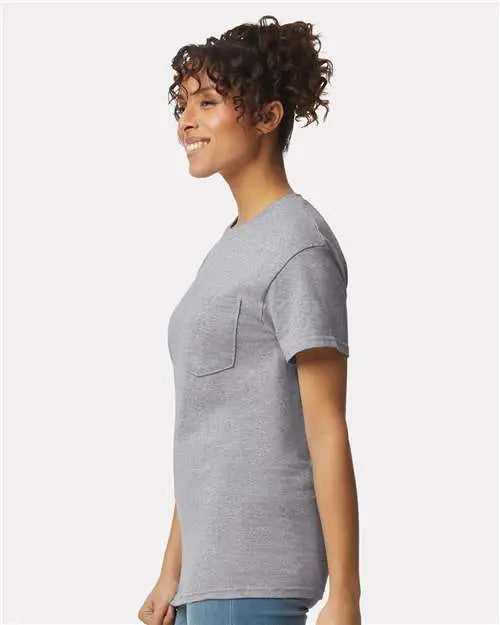 Gildan 2300 Ultra Cotton® Pocket T-shirt - Sport Grey