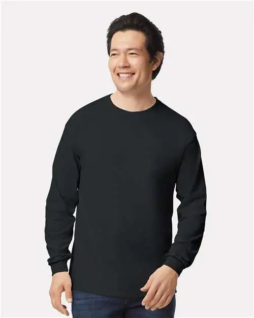 Gildan 2400 Ultra Cotton® Long Sleeve T-shirt - Black
