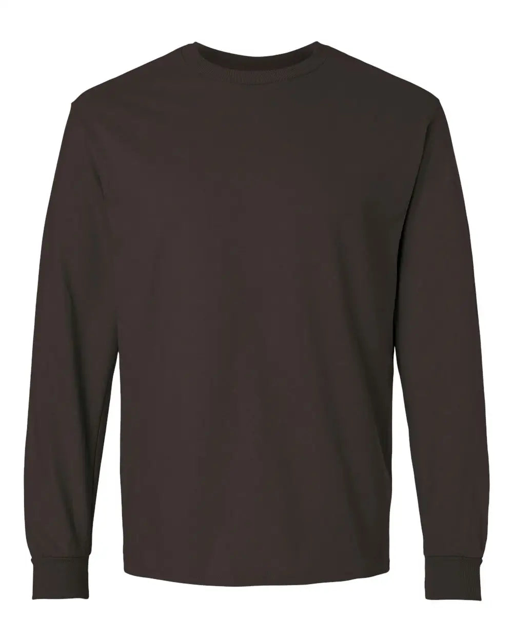Gildan 2400 Ultra Cotton® Long Sleeve T-shirt - Dark Chocolate - Coffee / s
