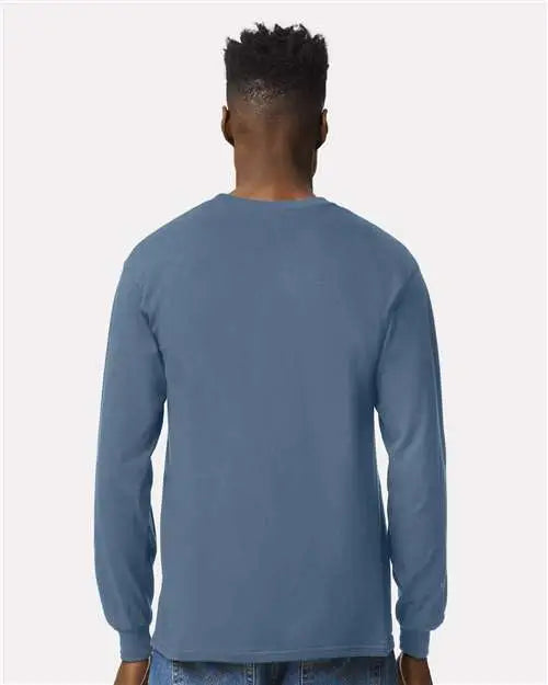 Gildan 2400 Ultra Cotton® Long Sleeve T-shirt - Indigo Blue